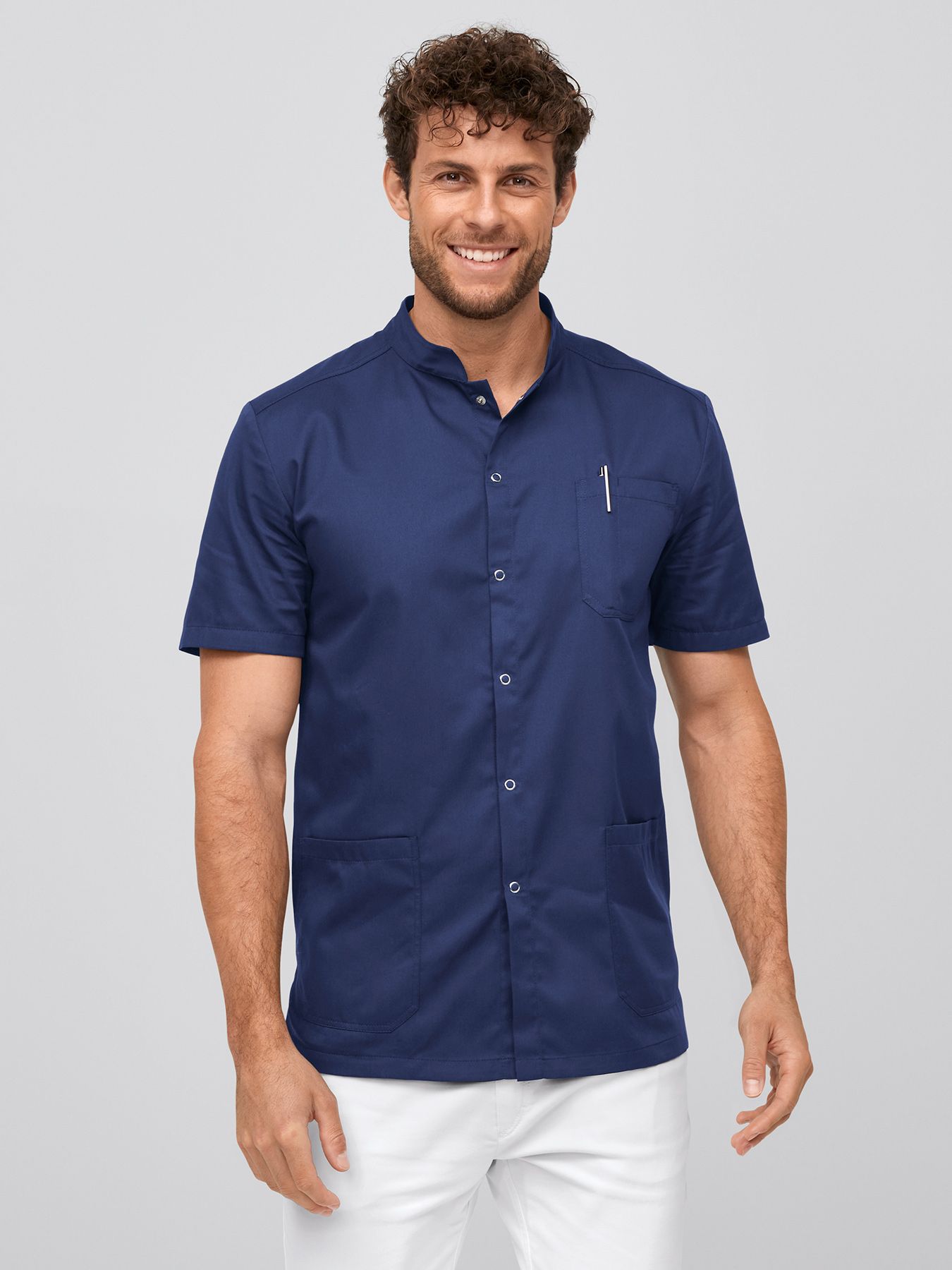 Bluza medyczna ARNES z listwą z napami