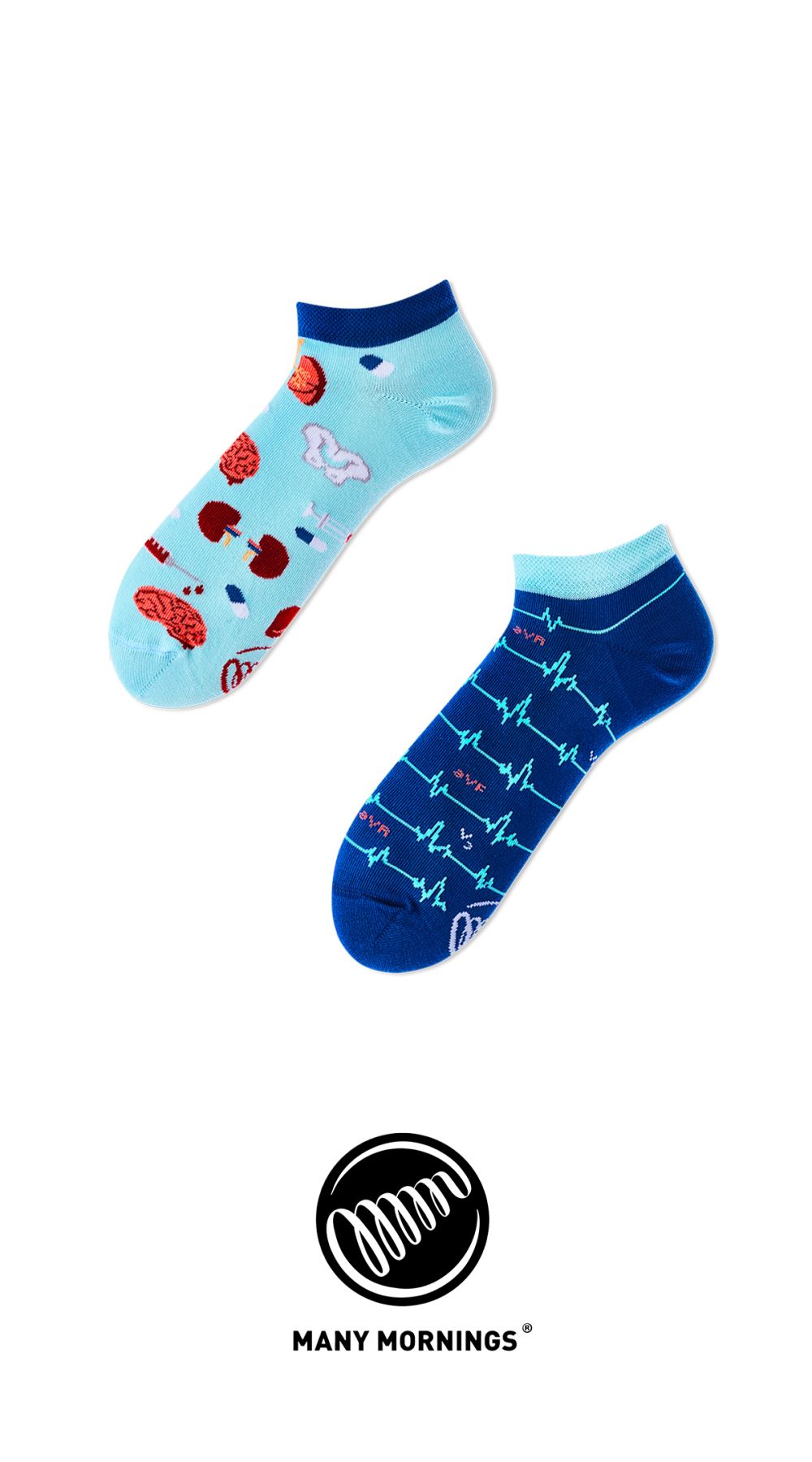 Skarpety do sneakersów z printem