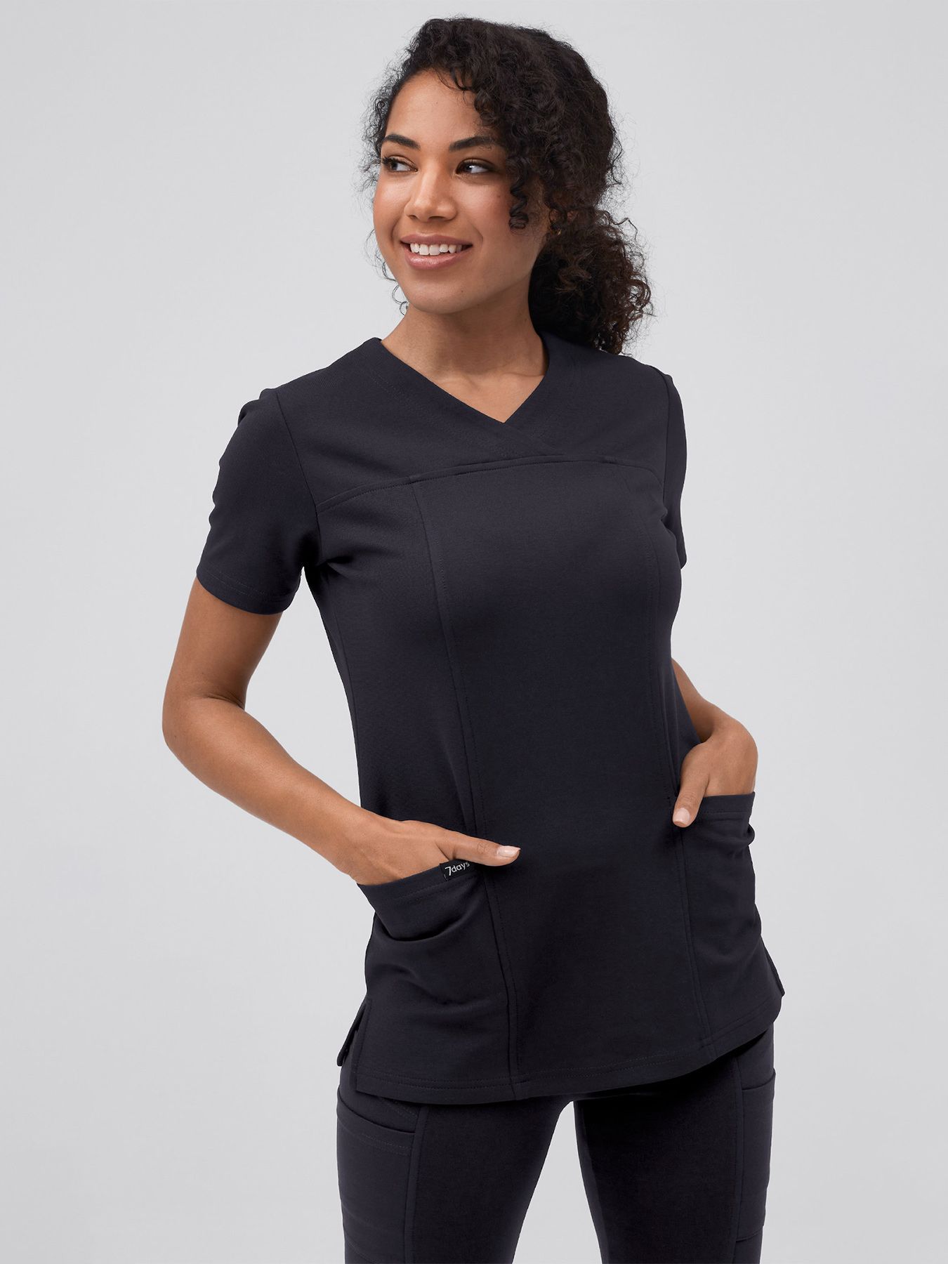 Bluza medyczna z interlock-jersey PAOLA