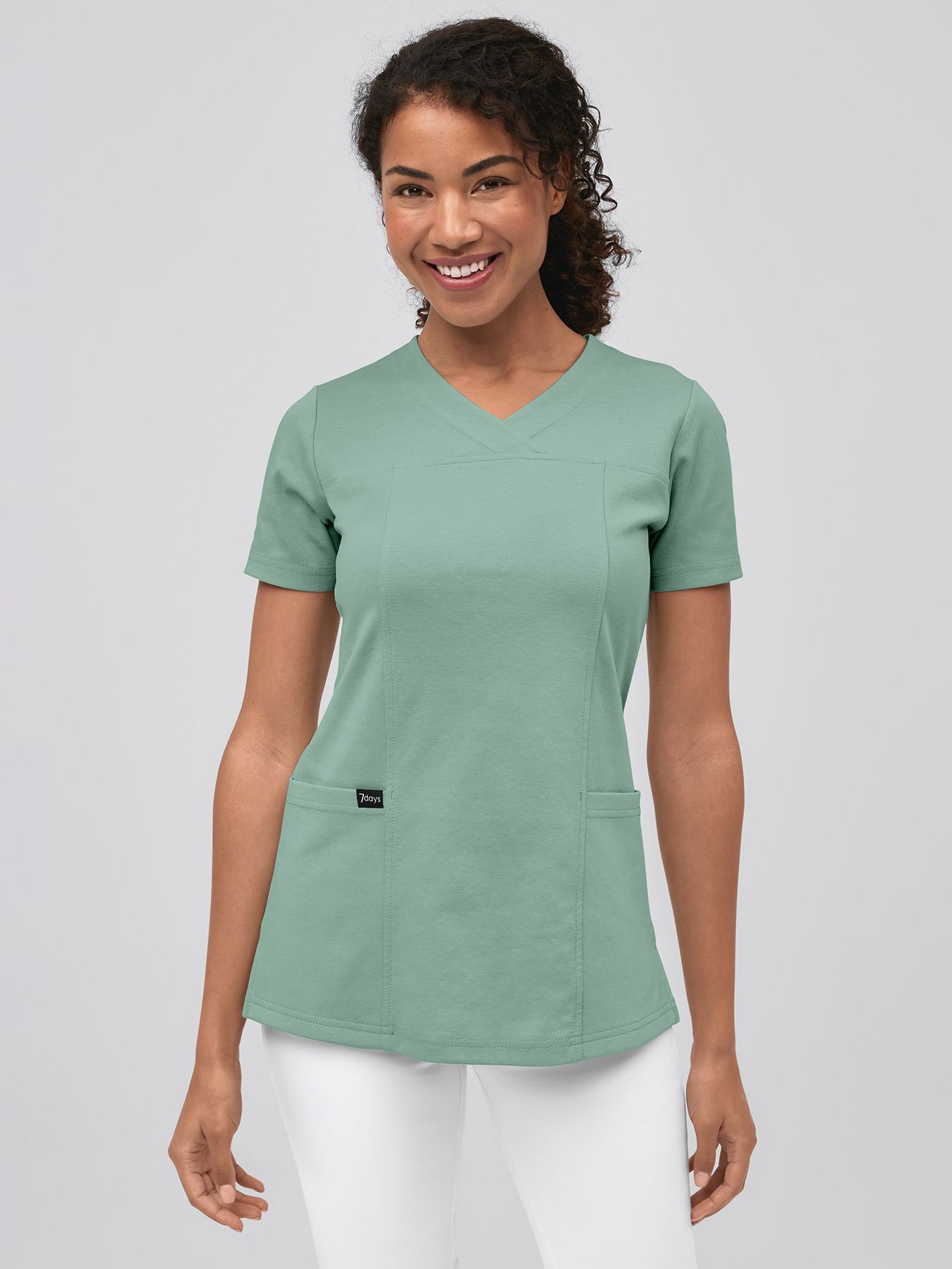 Bluza medyczna z interlock-jersey PAOLA