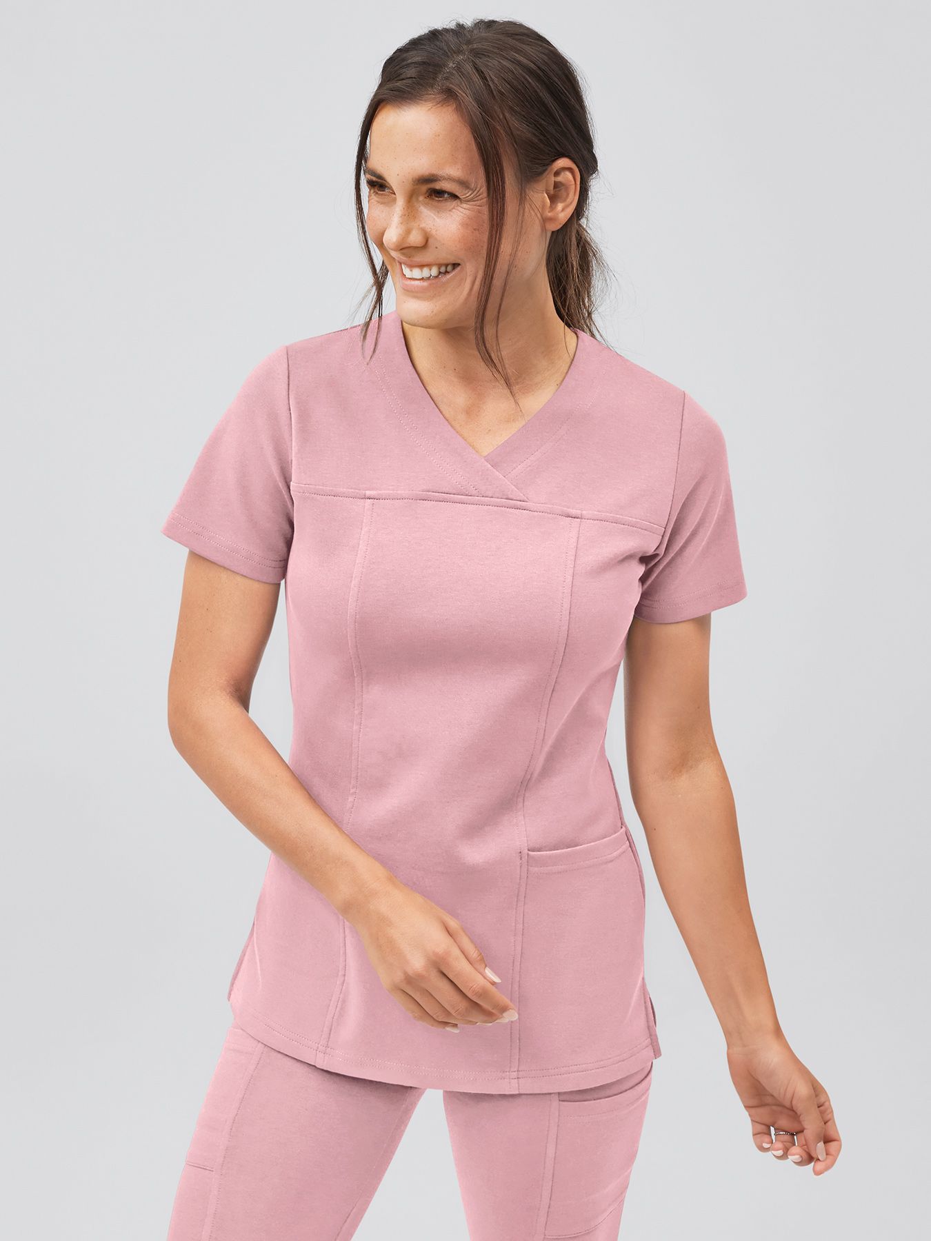 Bluza medyczna z interlock-jersey PAOLA