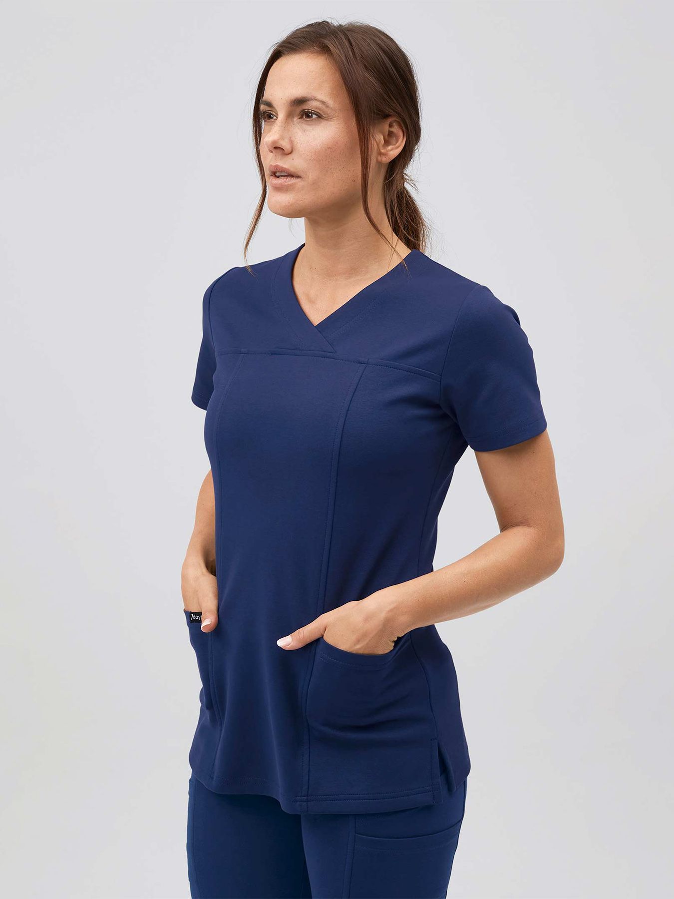 Bluza medyczna z interlock-jersey PAOLA
