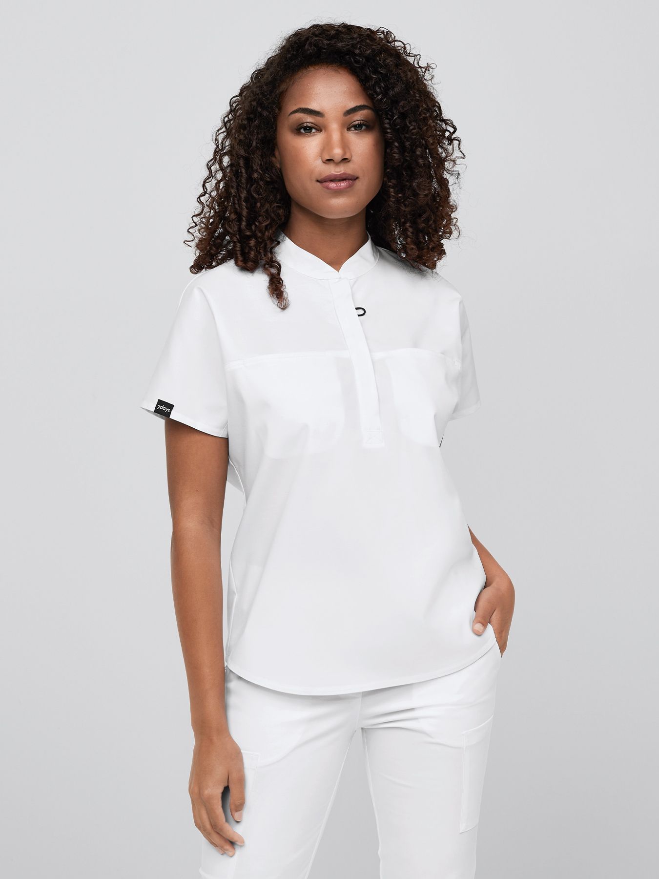 Bluza medyczna elastyczna LONDON z lyocellu (TENCEL™)