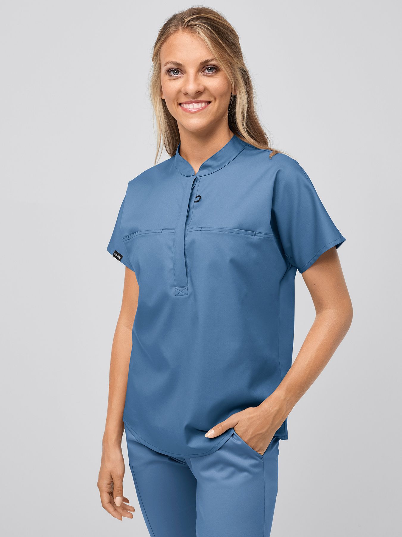 Bluza medyczna elastyczna LONDON z lyocellu (TENCEL™)