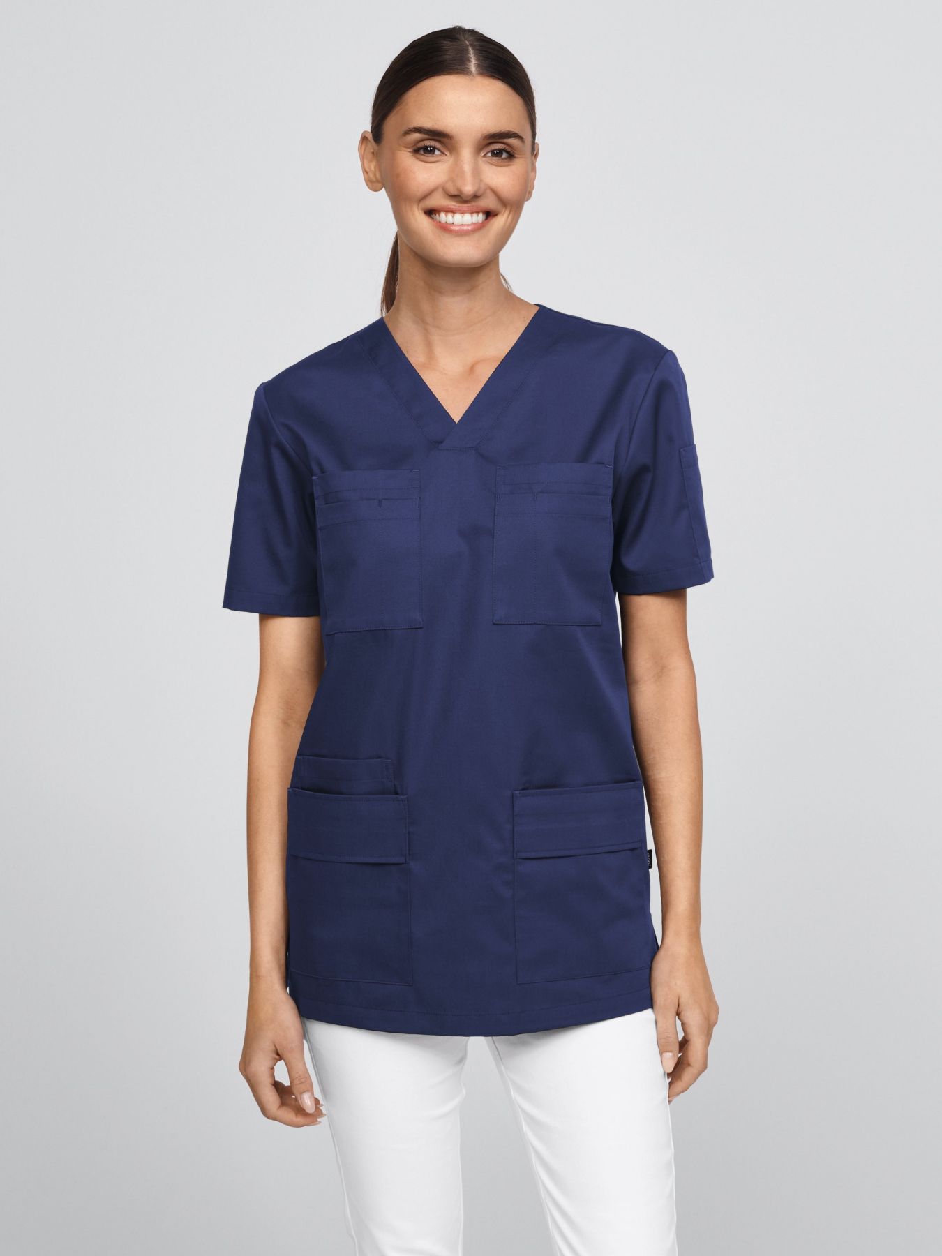 Bluza medyczna unisex BRISTOL - z 12 kieszeniami