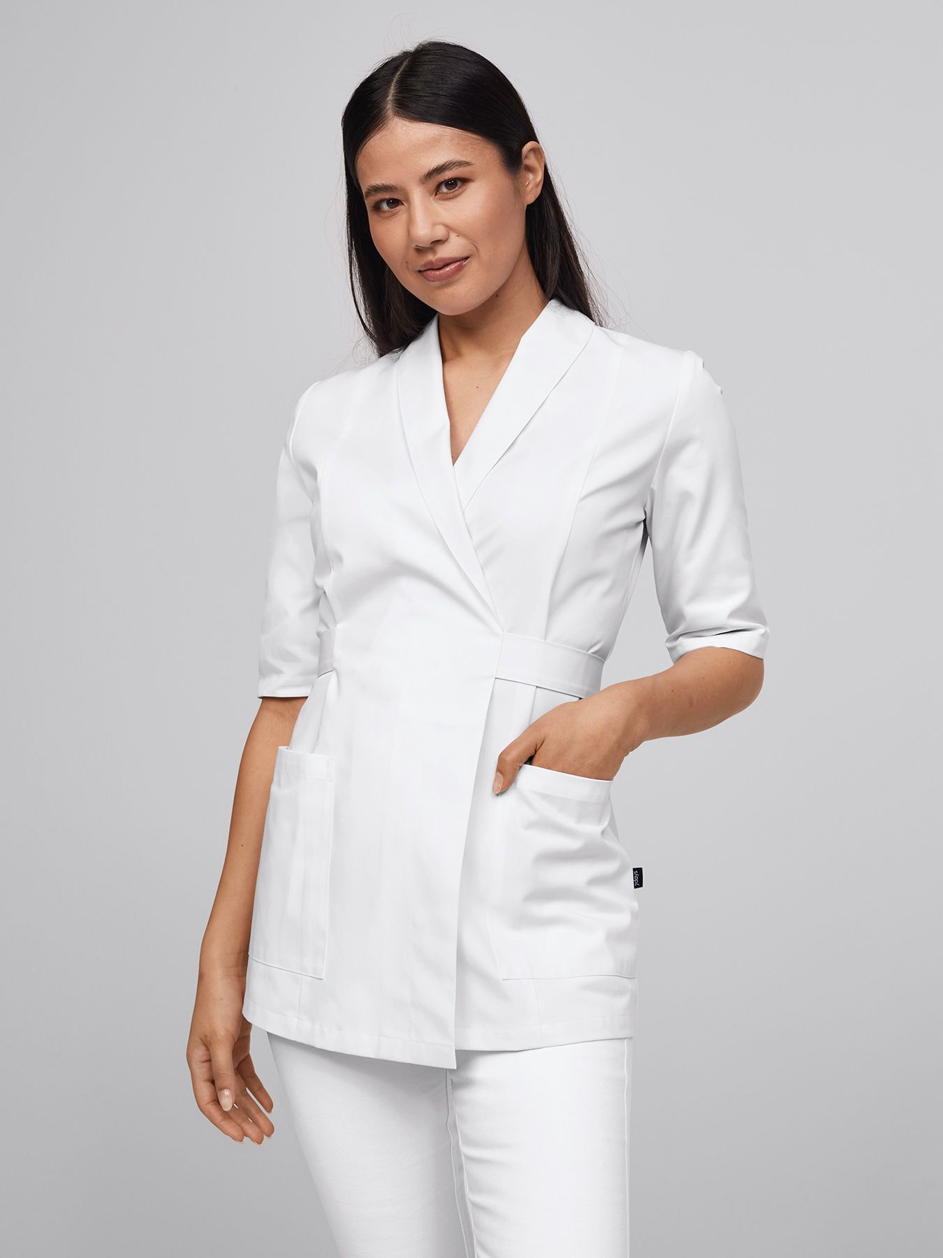 Bluza medyczna ALEXANDRIA - biały
