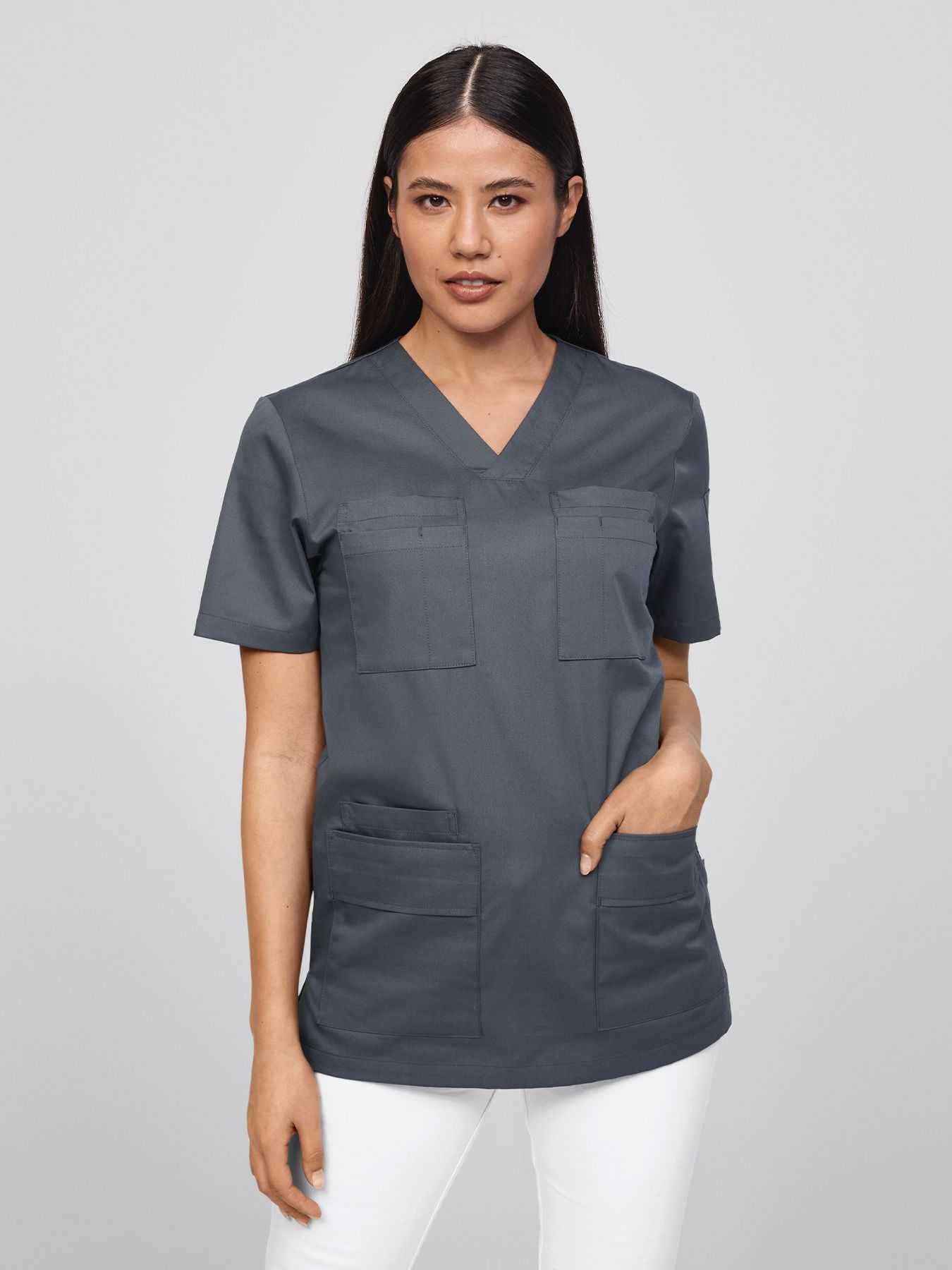 Bluza medyczna unisex BRISTOL - z 12 kieszeniami