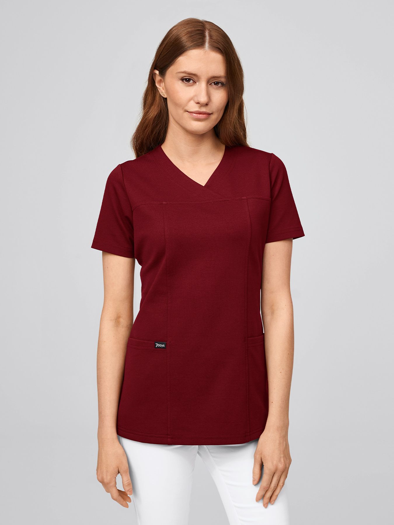 Bluza medyczna z interlock-jersey PAOLA