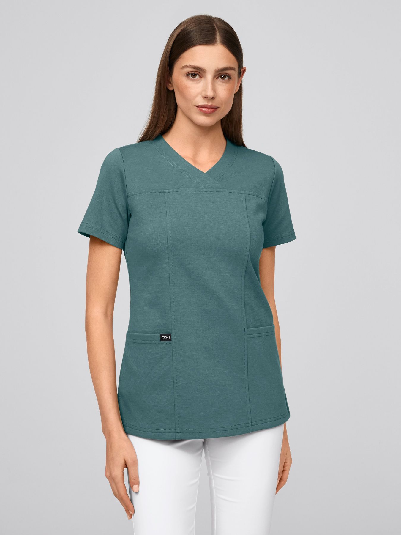 Bluza medyczna z interlock-jersey PAOLA