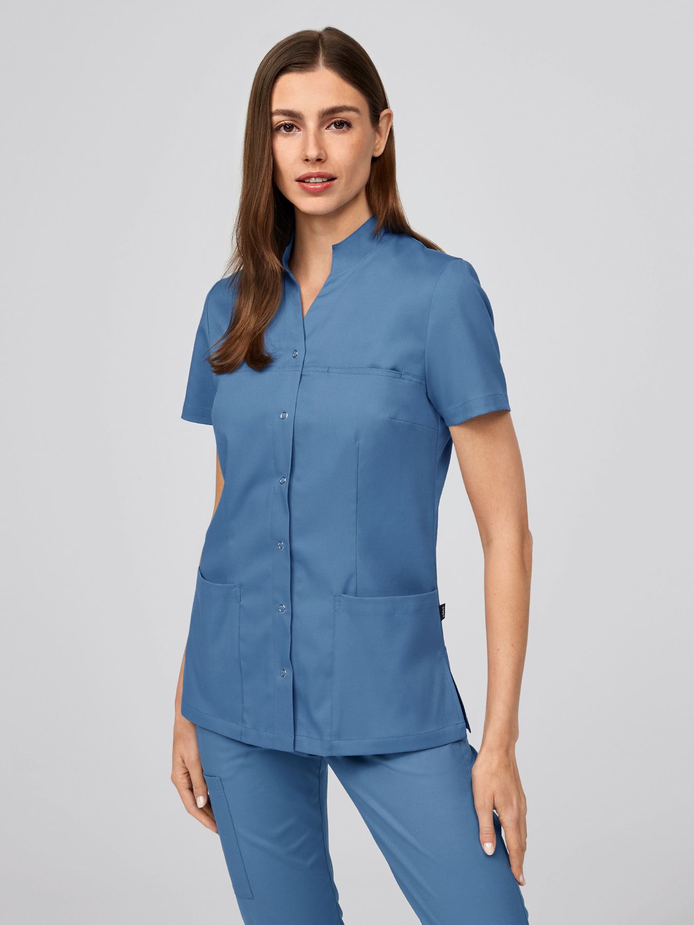 Damska bluza medyczna elastyczna VALLETTA Lyocell (TENCEL™)