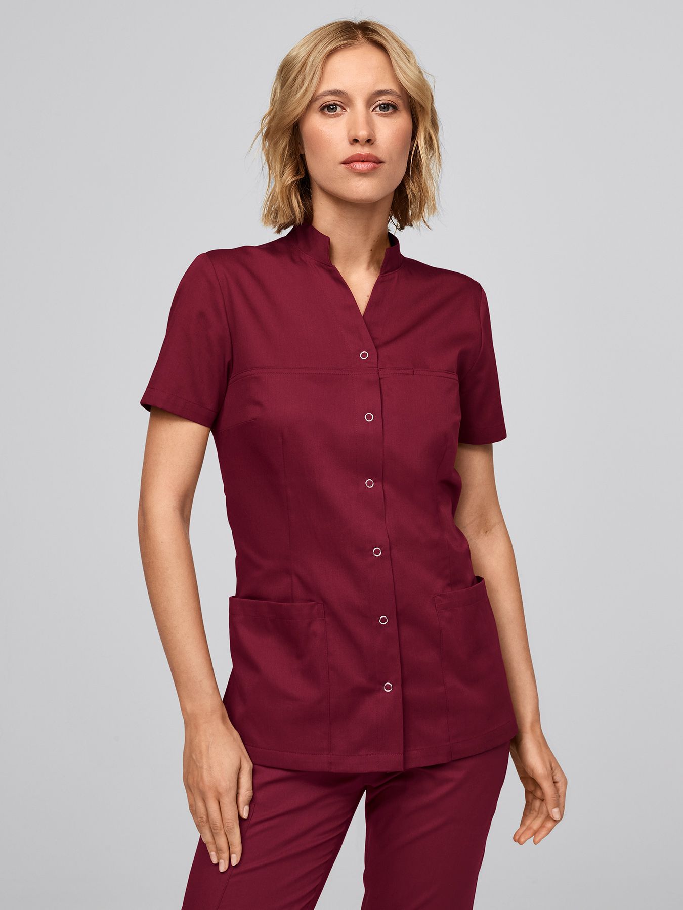 Damska bluza medyczna elastyczna VALLETTA Lyocell (TENCEL™)