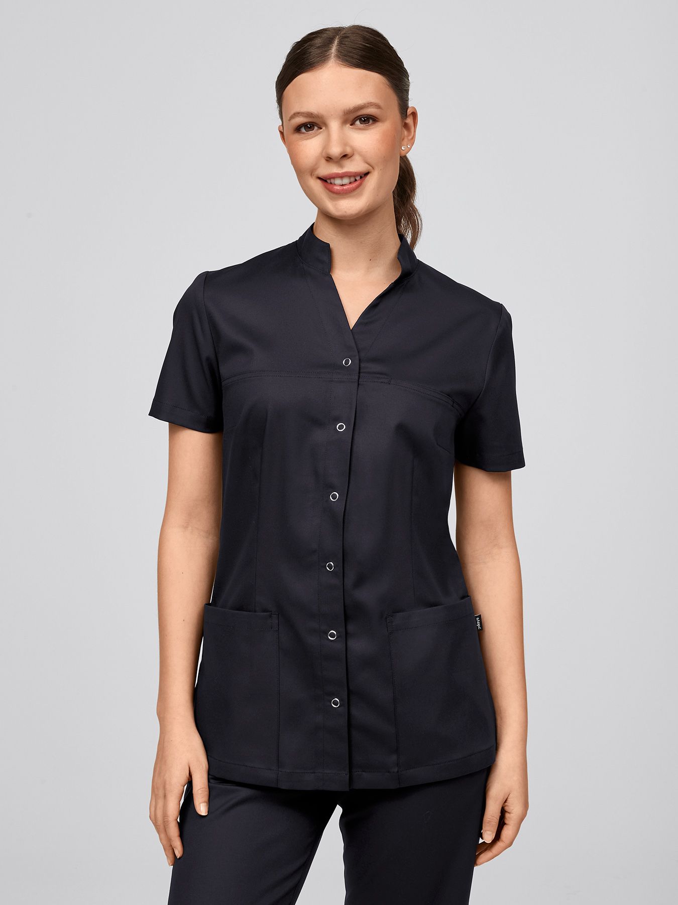 Damska bluza medyczna elastyczna VALLETTA Lyocell (TENCEL™)