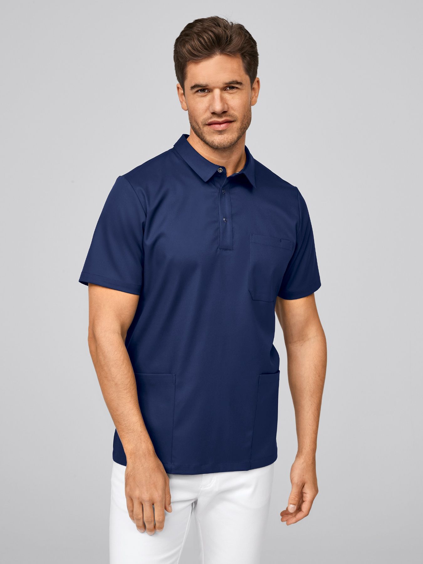 Męska bluza medyczna elastyczna LEVEN Lyocell (TENCEL™)
