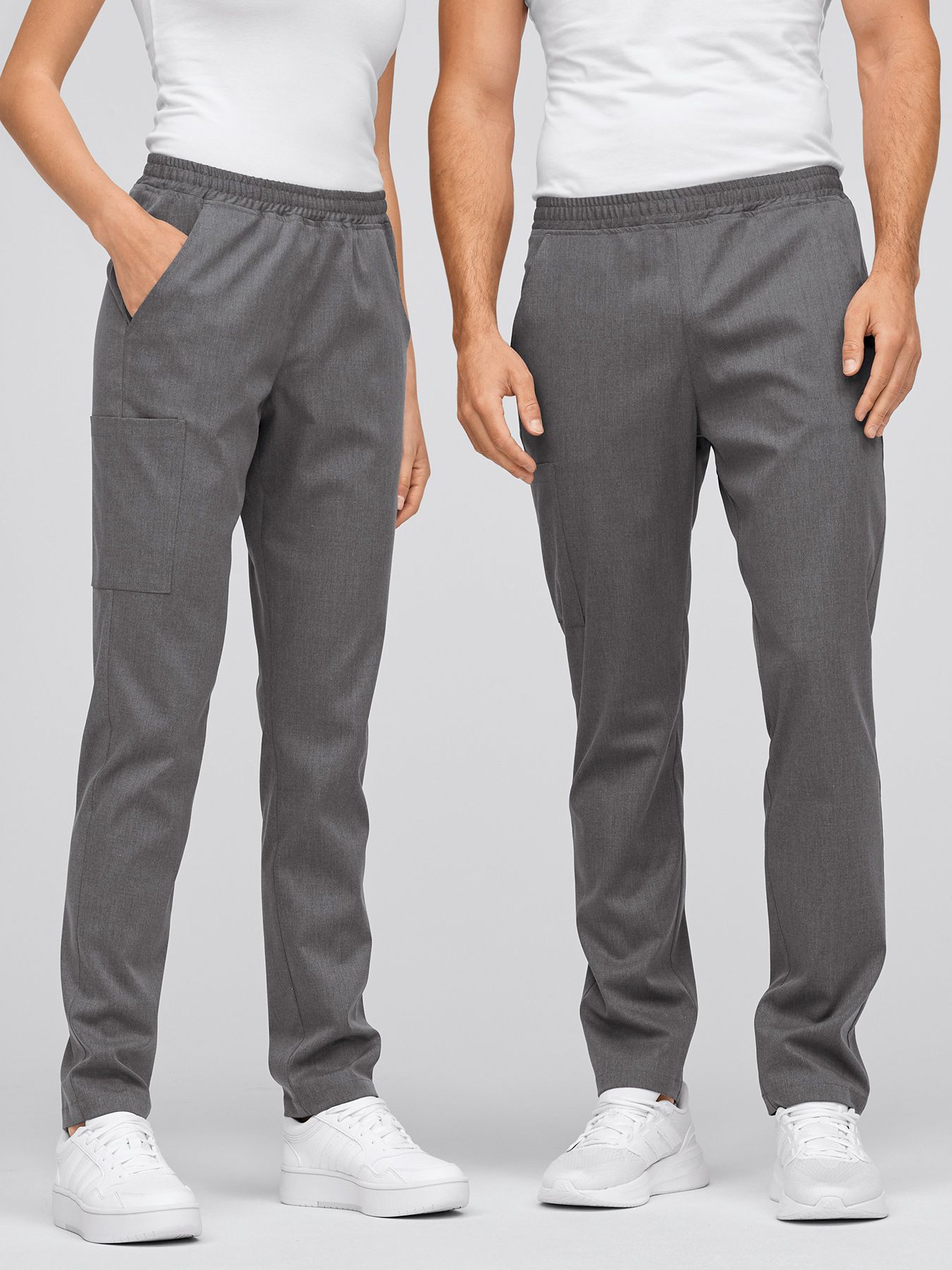Spodnie wsuwane unisex BARRIE Lyocell (TENCEL™) melanż