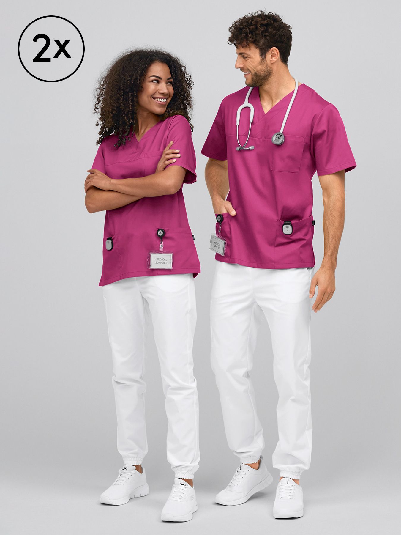 Bluzy operacyjna unisex PISA 2-pak
