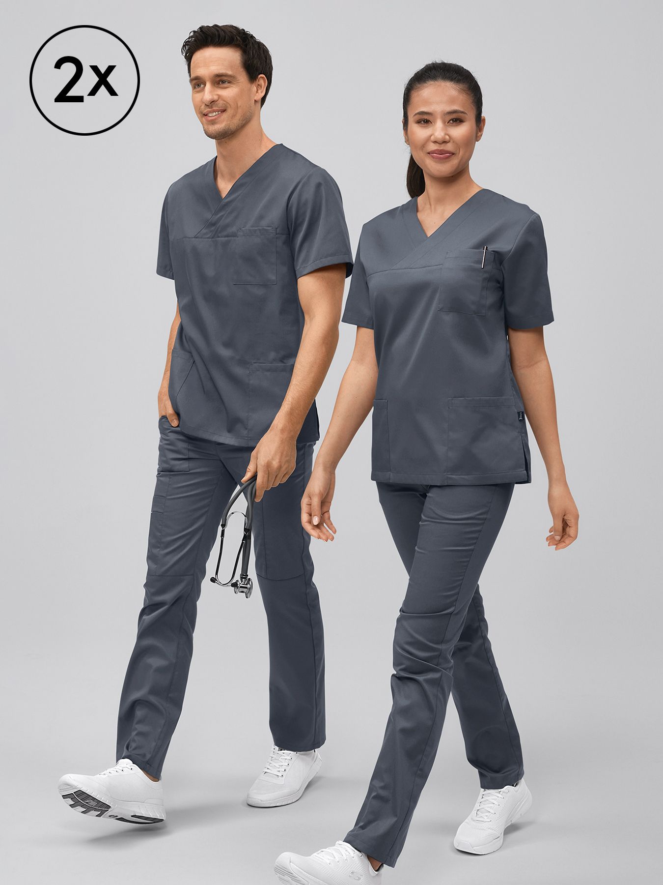Bluzy operacyjna unisex PISA 2-pak