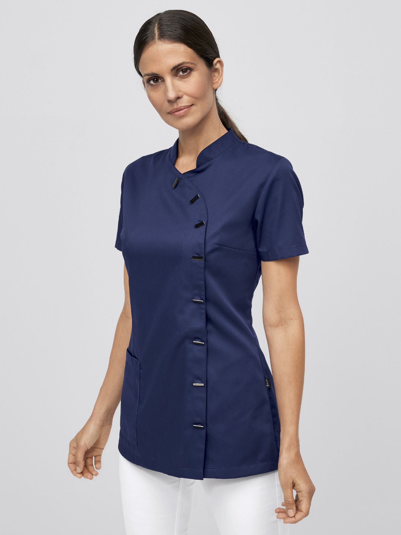 Bluza medyczna EDESSA z wysokiej jakości przyciskami