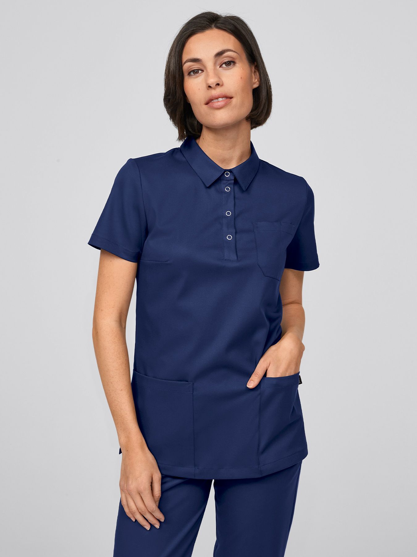 Damska bluza medyczna elastyczna LENA Lyocell (TENCEL™)