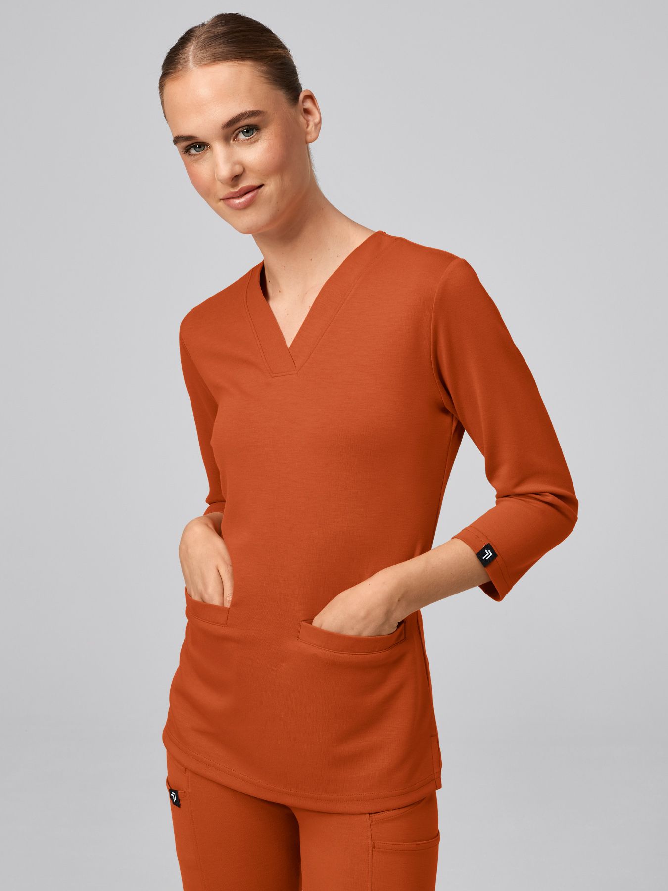 Bluza medyczna damska MARINA – DualSoft, rękaw 3/4