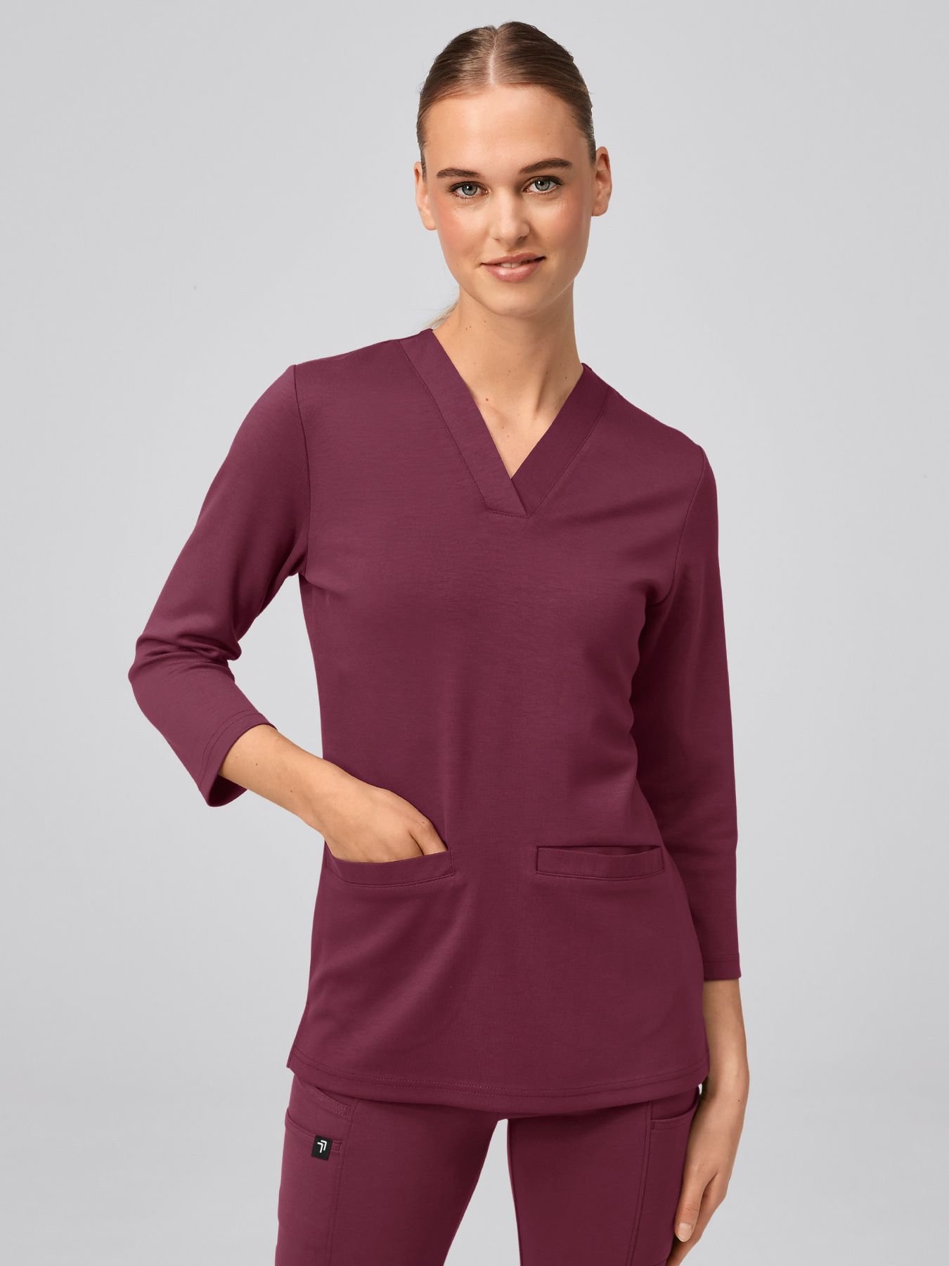Bluza medyczna damska MARINA – DualSoft, rękaw 3/4