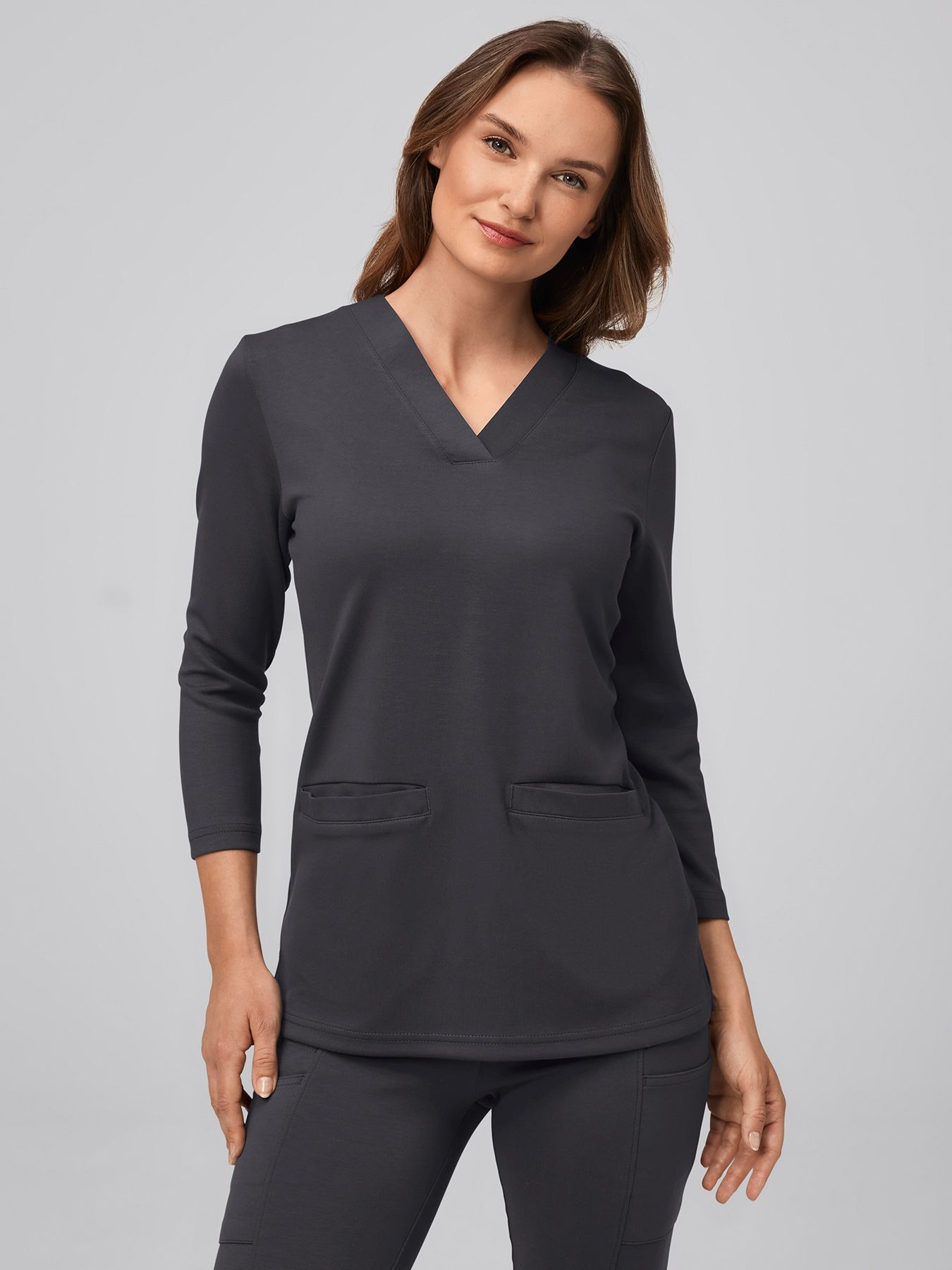 Bluza medyczna damska MARINA – DualSoft, rękaw 3/4